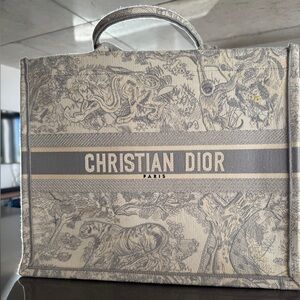 Large Dior Book Tote